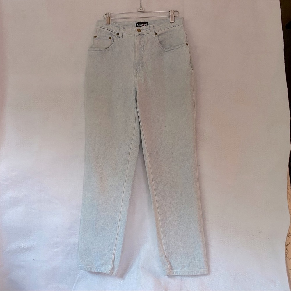 Style & Co High Rise Light Wash Denim Jeans